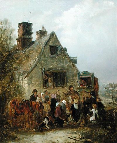 The Punch and Judy Show (olej na plátně) od Edward Robert Smythe