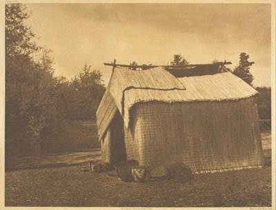 A Mat House - Skokomish od Edward S. Curtis
