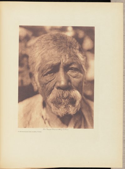 Severní typ Diegueño od Edward S. Curtis