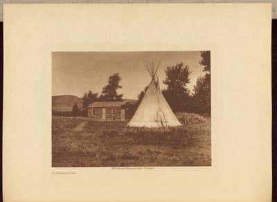 Piegan Home od Edward S. Curtis