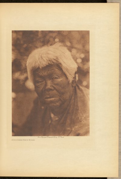 Žena z Jižních Miwoků od Edward S. Curtis