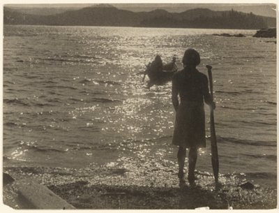 Po mlhavé měděné stezce od Edward S. Curtis