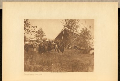 Tanec zvířat - Cheyenne od Edward S. Curtis