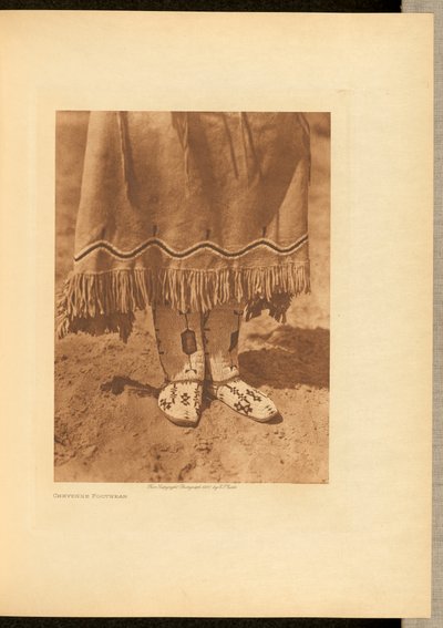 Obuv Čejenů od Edward S. Curtis