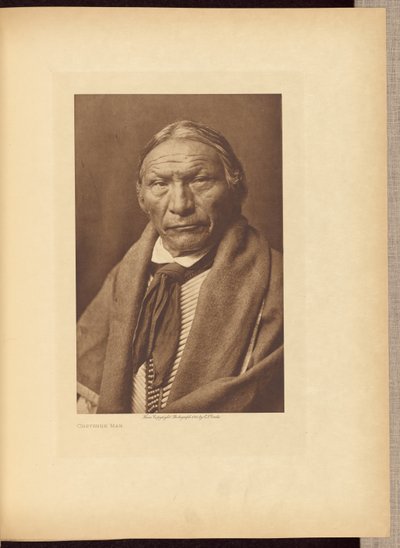 Cheyenne Man od Edward S. Curtis