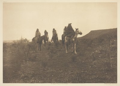 Pouštní tuláci - Apache od Edward S. Curtis