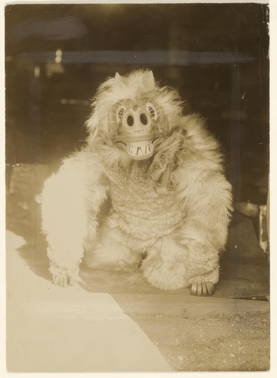 V masce vlka od Edward S. Curtis