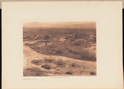 Hmoždíře - Cupeño od Edward S. Curtis