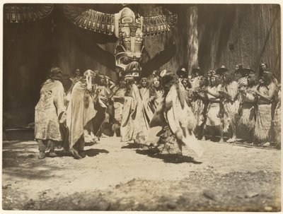 [Naida tančí Tanec života a smrti] od Edward S. Curtis