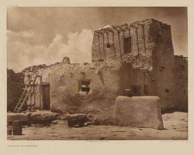 Strážní věž Paguate od Edward S. Curtis