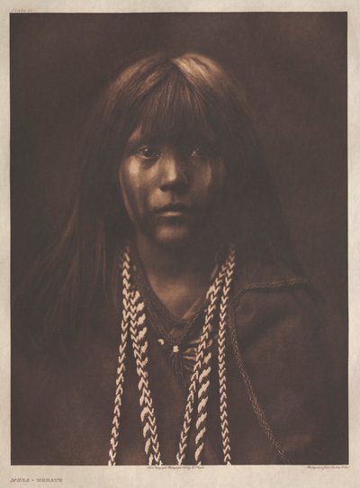 Portfolio II, deska 61: Mósa-Mohave od Edward S. Curtis