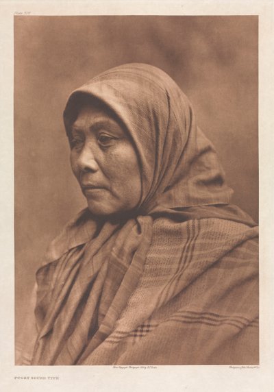 Portfolio IX, Plate 308: Puget Sound Type od Edward S. Curtis