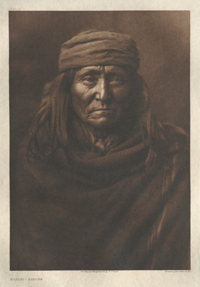 Portfolio I, deska 16: Eskadi-Apache od Edward S. Curtis