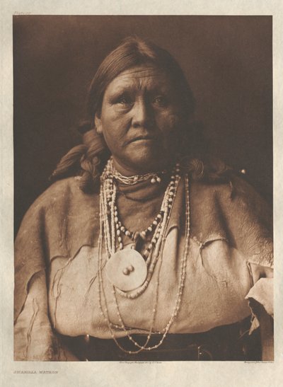Portfolio I, deska 23: Jicarilla Matron od Edward S. Curtis