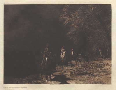 Portfolio I, deska 37: Z temnoty - Navaho od Edward S. Curtis