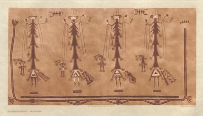 Portfolio I, deska 39: Alhkidókihi-Navaho od Edward S. Curtis