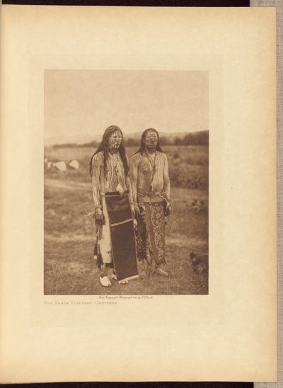 Sluneční tanečníci - Cheyenne od Edward S. Curtis
