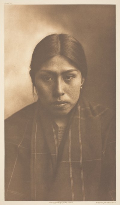 Suquamish žena od Edward S. Curtis