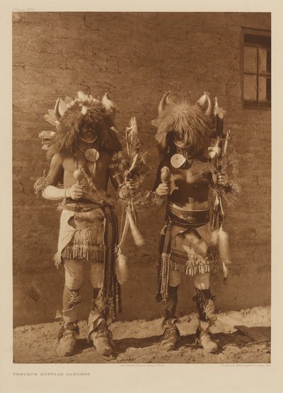Tesuque Buffalo Dancers od Edward S. Curtis