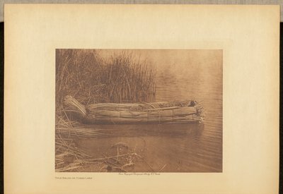 Přijeďte do Balsa on Clear Lake od Edward S. Curtis