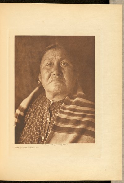 Manželka Wakónda - Oto od Edward S. Curtis
