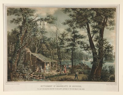 Osada imigrantů v Missouri/ Opustili jsme naši milovanou zemi od Edward Sachse
