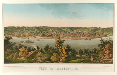 Pohled na Madison, Id. (Indiana) od Edward Sachse
