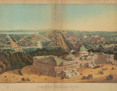 Pohled na Washington od Edward Sachse