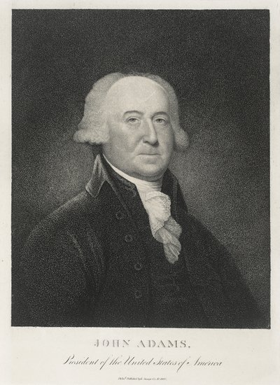 John Adams, druhý prezident Spojených států od Edward Savage