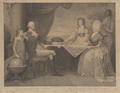 Washingtonova rodina od Edward Savage