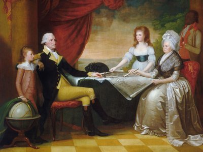 Washingtonova rodina od Edward Savage