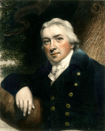Edward Jenner, konec 18.-začátek 19. století, c1833. od Edward Scriven