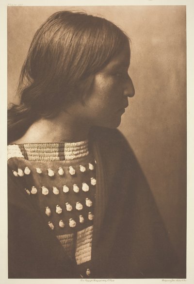 Od Ali, dívka, 1908. od Edward Sheriff Curtis