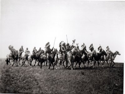 Brule War Party od Edward Sheriff Curtis