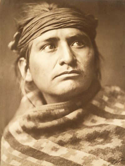 Náčelník pouště, Navaho od Edward Sheriff Curtis