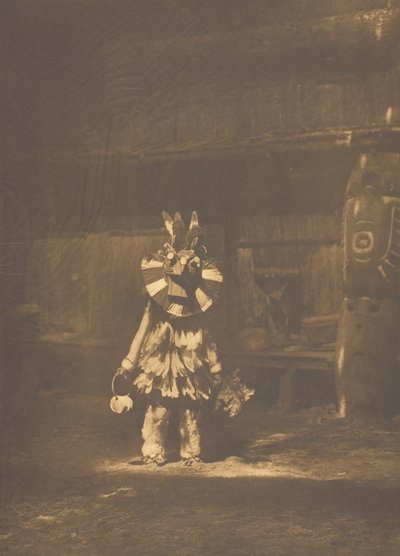 Maskovaný tanečník - Cowichan, 1912. od Edward Sheriff Curtis