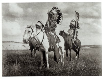Sioux Chiefs, deska z "The North American Indian" od Edward Sheriff Curtis