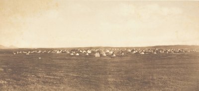 Tábořiště Sun Dance - Piegan, 1900. od Edward Sheriff Curtis