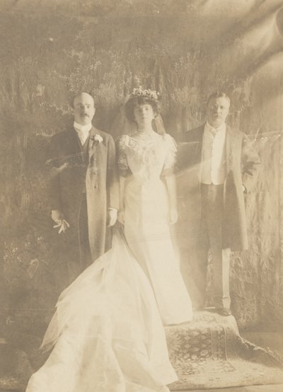 Theodore Roosevelt, Alice Roosevelt Longworthová a Nicholas Longworth od Edward Sheriff Curtis