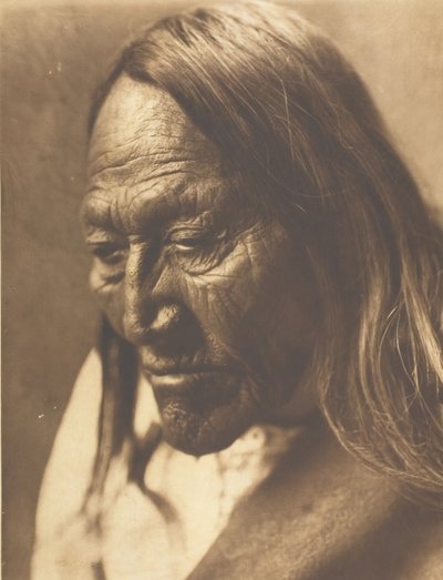 Two Strike, 1907. od Edward Sheriff Curtis