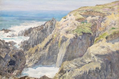 Pobřeží, Mortehoe od Edward Steel Harper