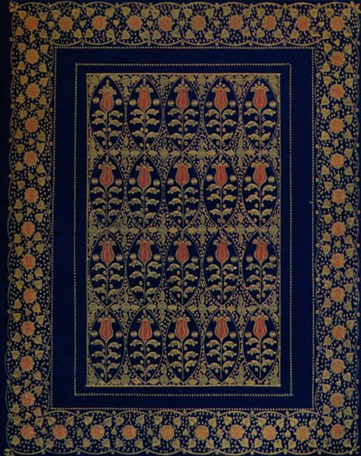 Knihařská vazba v modrém Maroku s intarzií a zlatými nástroji, 1914 od Edward Sullivan