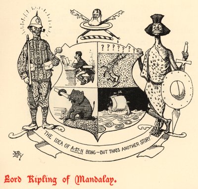 Lord Kipling z Mandalay (rytina) od Edward Tennyson Reed