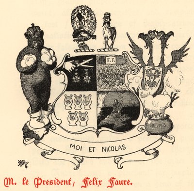 M Le President, Felix Faure (rytina) od Edward Tennyson Reed