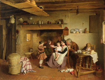 Chatová scéna, 1855 od Edward Thompson Davis