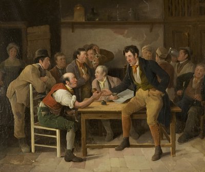 Inn Scene, kolem roku 1820 od Edward Villiers Rippingille