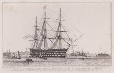 HMS Victory, prvotřídní od Edward William (after) Cooke