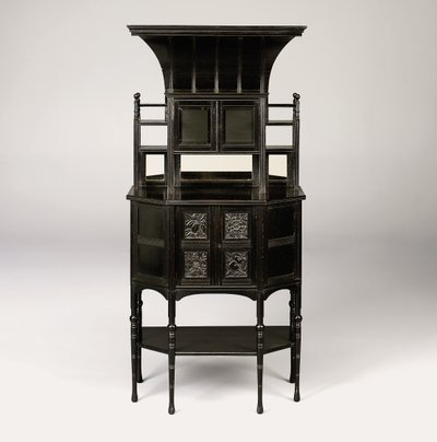 Ebonised Cabinet, c.1873 od Edward William Godwin