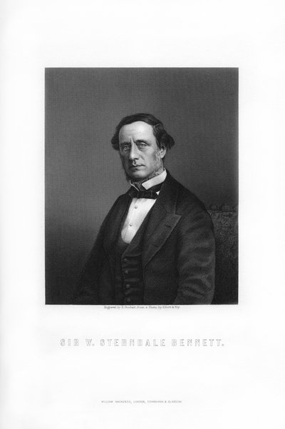 Sir William Sterndale Bennett , anglický skladatel, 1899. od Edward William Stodart