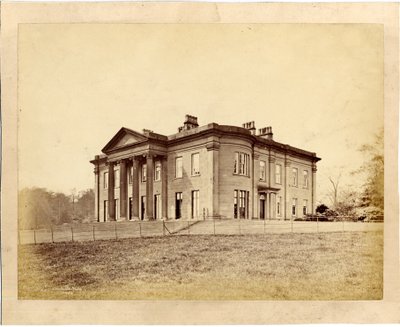 Pohled na dům Roundhay, Roundhay Park, Leeds (tisk alba) od Edward Wormald